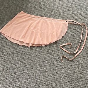 Light Pink Jule Dancewear Wrap Skirt